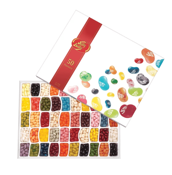 Food Waste bekämpfen - Jelly Belly Geschenkpackung 50 Sorten Mischung 600g