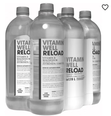 Food Waste bekämpfen - Vitamin Well Reload 6x1.15l