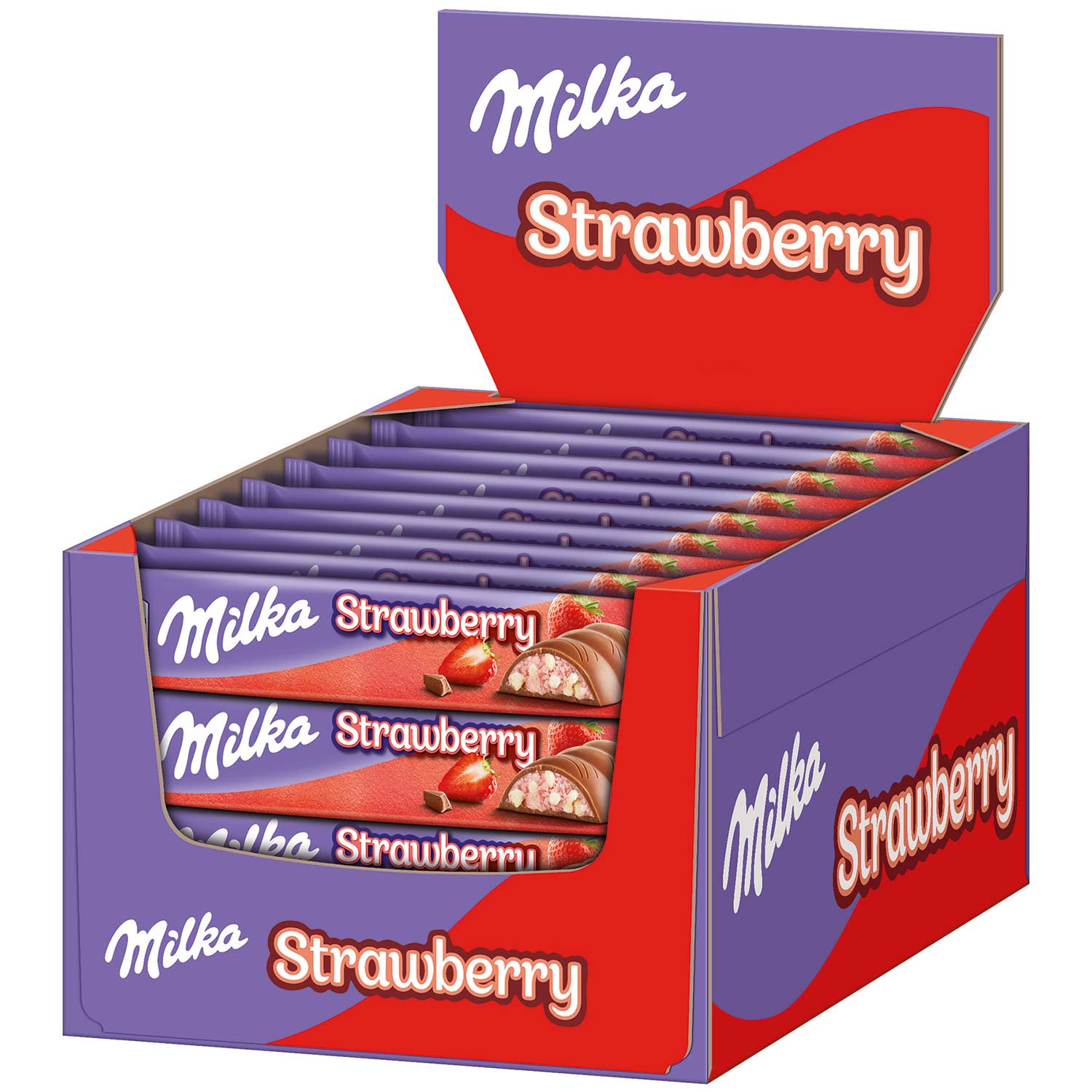 Food Waste bekämpfen - Milka Erdbeer 36x36.5g