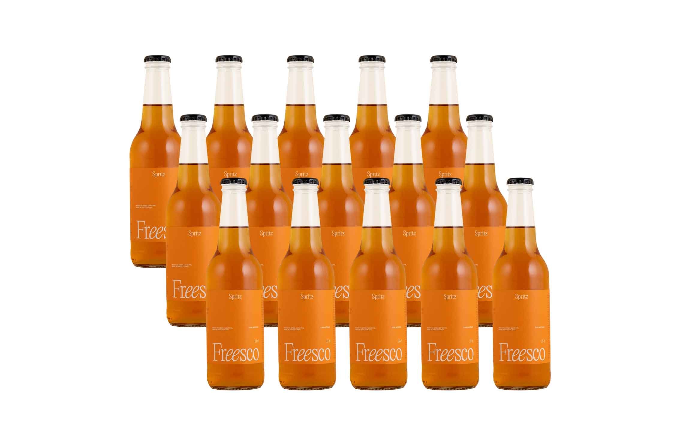 Food Waste bekämpfen - Freesco Spritz alkoholfreier Cocktail 0.0% 15x33cl