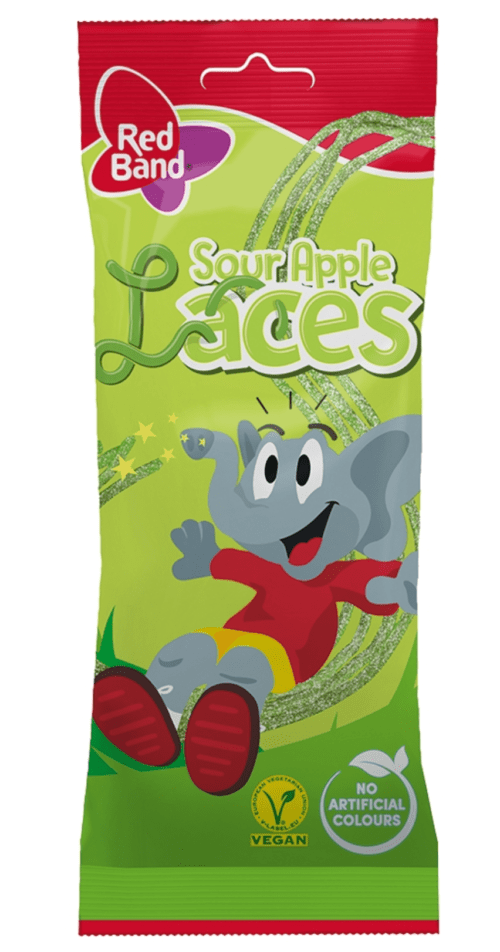 Red Band sour Apple laces 100g