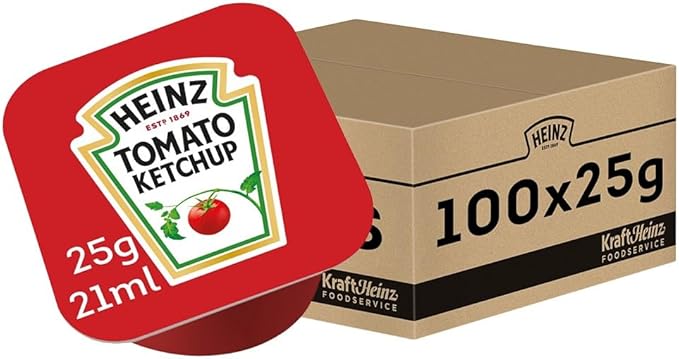 Food Waste bekämpfen - Heinz Tomato Ketchup 100x25g