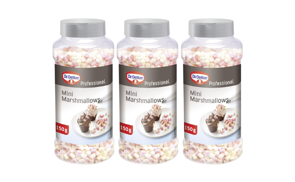 Food Waste bekämpfen - Dr. Oetker Mini Marshmallows 3x150g