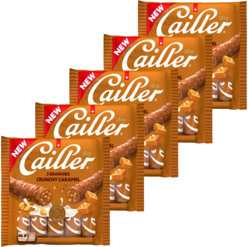 Cailler Branches Crunchy Caramel 5x5x23g