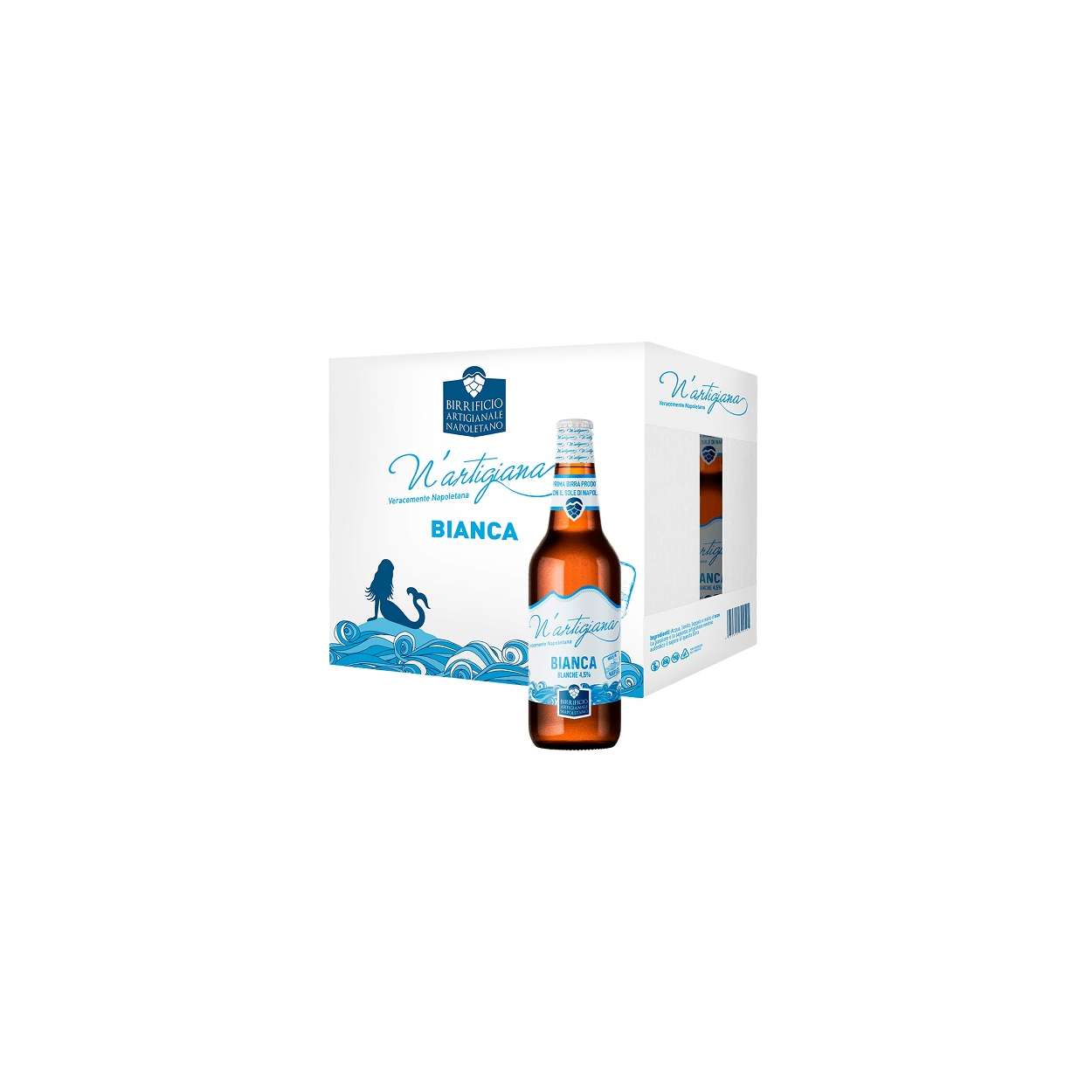 Food Waste bekämpfen - N'artigiana bianca 12x33cl