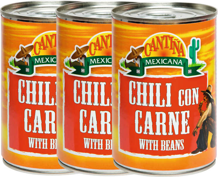 Food Waste bekämpfen - Cantina Mexicana Chili Con Carne 3x410g