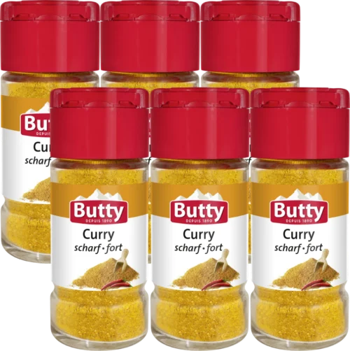 Butty Curry scharf 6x24g