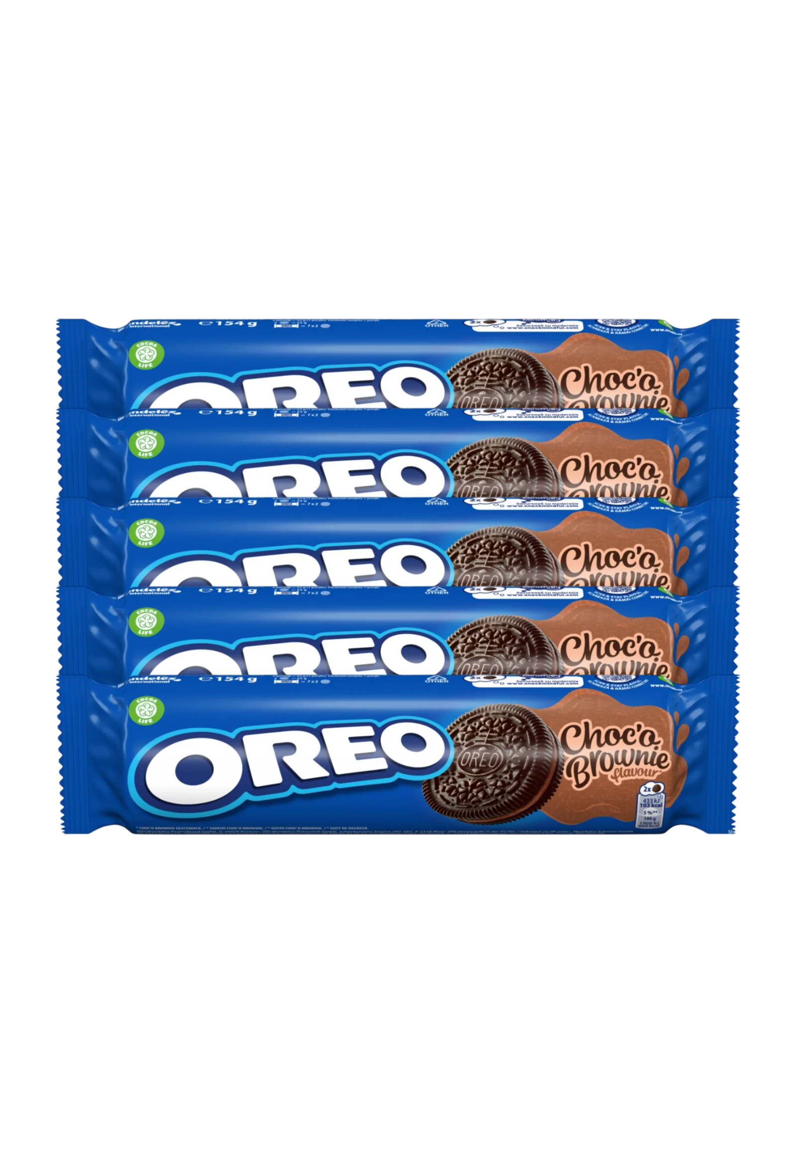 Food Waste bekämpfen - Oreo Choco Brownie 5x154g Food Waste bekämpfen - Oreo Choco Brownie 5x154g