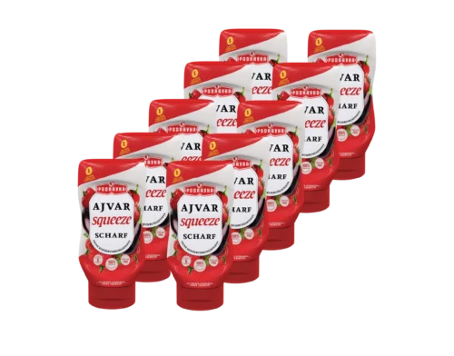 Podravka Ajvar Squeeze scharf 10x310g