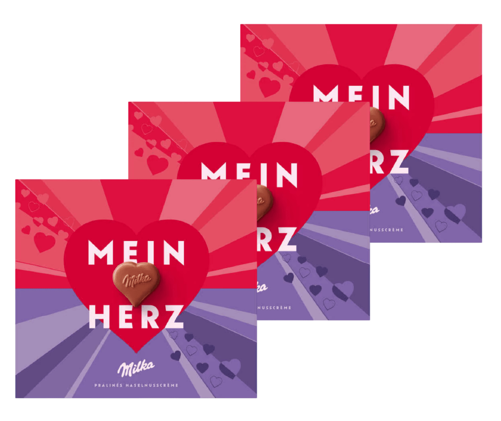 Food Waste bekämpfen - Milka Mein Herz 3x110g Food Waste bekämpfen - Milka Mein Herz 3x110g