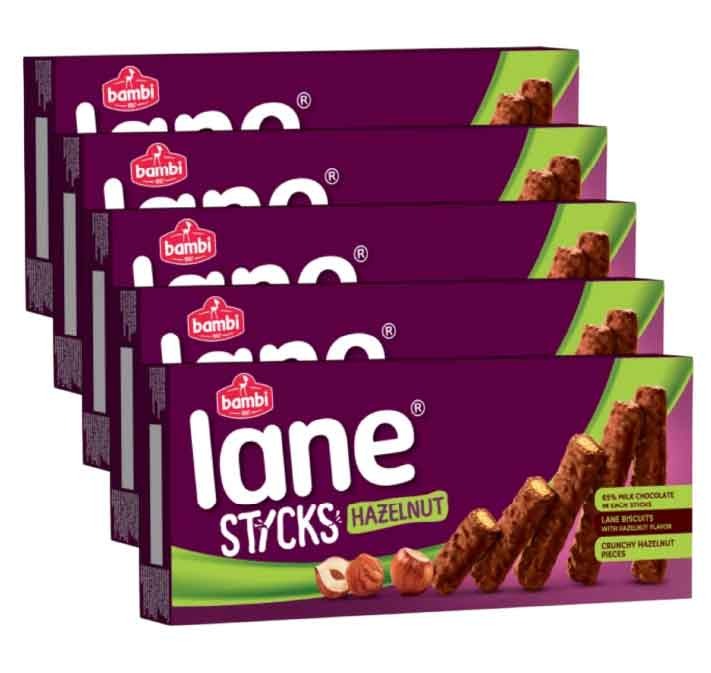 Food Waste bekämpfen - Bambi Lane Sticks Haselnuss 5x125g