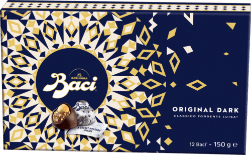 Baci Perugina 12 Stück dunkle Schokolade 150g