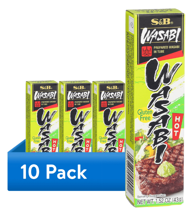 Food Waste bekämpfen - S&B Wasabi Paste 10x43g