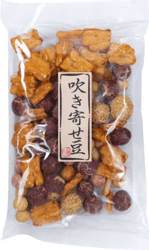 Yamaguchi Seika Erdnuss Cracker Mix Fuki 120g