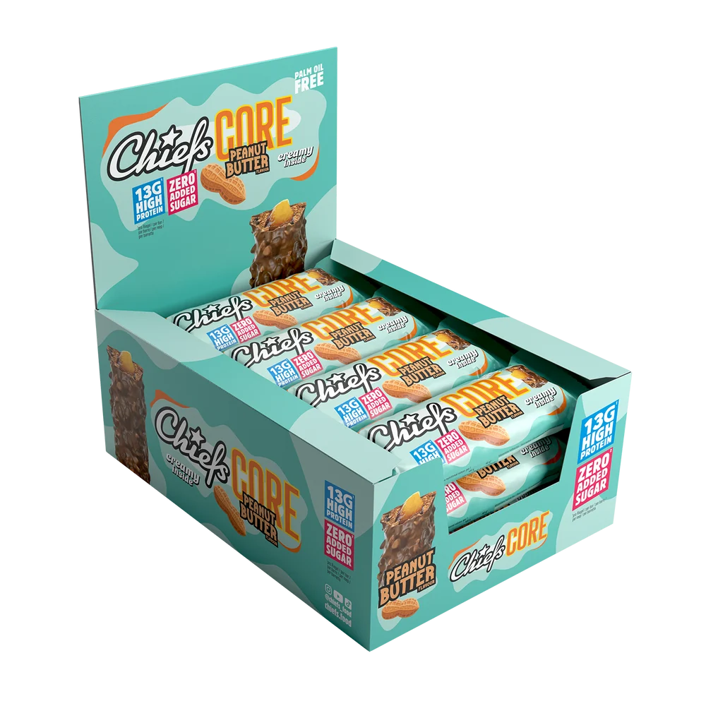 Food Waste bekämpfen - Chiefs Protein Bar Peanut Butter 12x40g