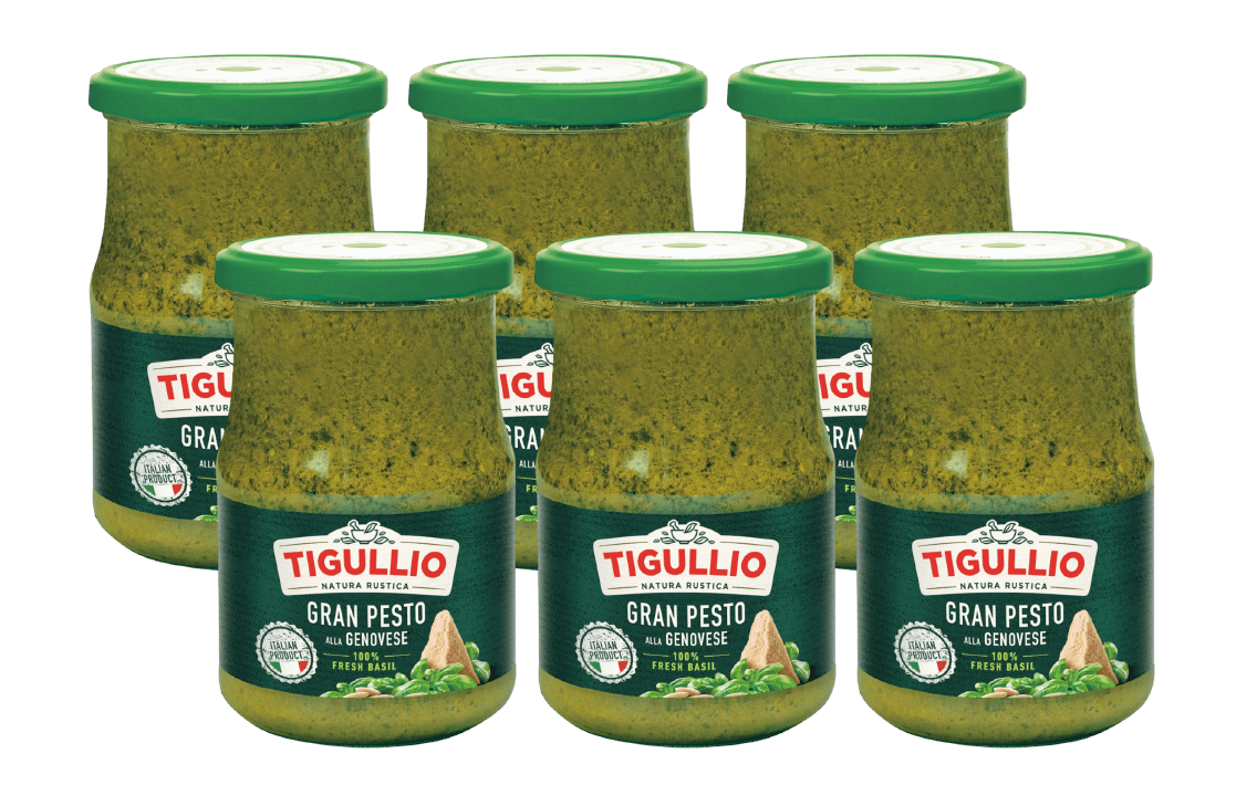 Food Waste bekämpfen - Tigullio Pesto Genovese 6x500ml