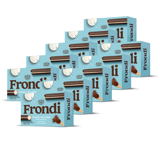 Food Waste bekämpfen - Kras Frondi Kakao&Milk 10x250g