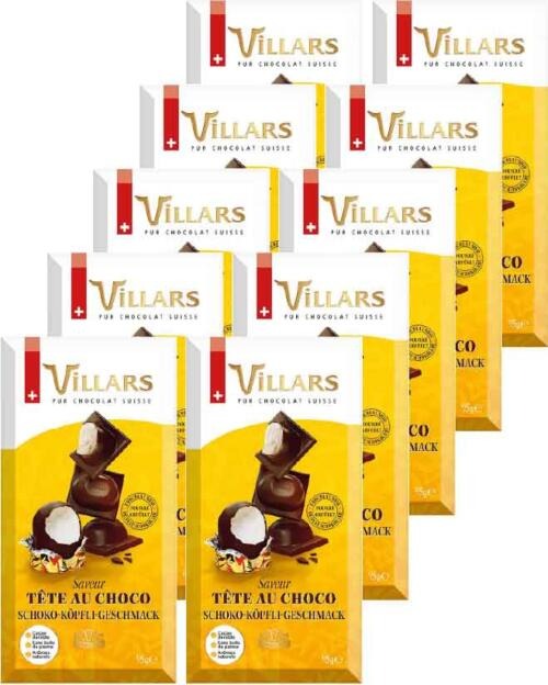 Villars Tafelschokolade Choco-Köpfli 10x95g