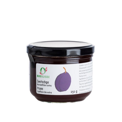 Haltbarmacherei Zwetschge Bio Konfitüre extra 250g