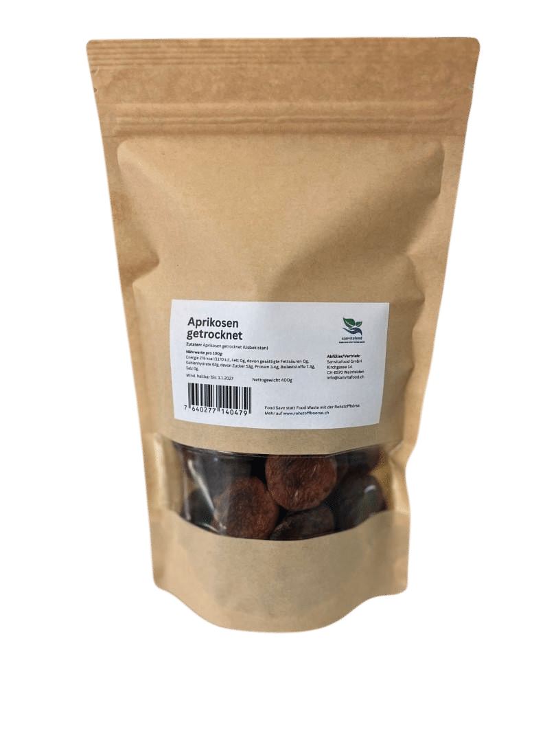 Food Waste bekämpfen - Sanvitafood Aprikosen getrocknet Bio 400g